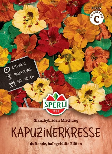 Kapuzinerkresse glanzhybriden - kapuzinerkresse, 'glanzhybriden